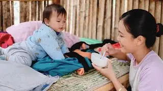 A Day in the Life of a Single Mother | Buying Food for Her Baby