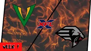 XFL REACTION WEEK 1 | Vipers vs Guardians Fantasy Football Game Recap