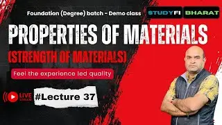 | Properties of materials | L 37 | Demo class | SOM | #civilengineering #civilengineeringexam