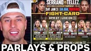 EXPLAINED! Serrano vs Tellez | Fight Card | The Smart Money Bets | Pro Bettors Boxing Tips