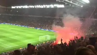 Halftime at Old Trafford