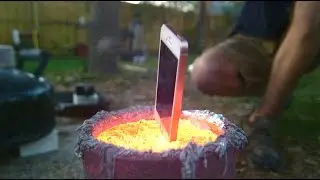 iPhone из расплавленного алюминия