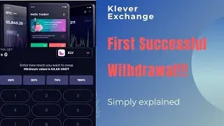 Klever Exchange - My first withdrawal