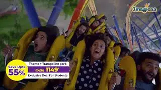Student Special Offer @ ₹1149 | Imagicaa Theme Park + Trampoline Park & More!