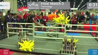 Третий матч финала технологического этапа - VEX Worlds 2017