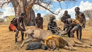 Supervivencia Real en &Aacute;frica: Tribu Hadzabe y Caza Ancestral de Ant&iacute;lope y Le&oacute;n Salvaje