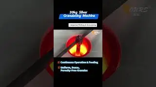 30kg Silver Granulator Machine | Gold, K-Gold, Silver & Copper Granulating