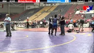Last Chance Qual. 63 KG: Michele Muscato (unattached) vs. Othella Feroleto (Army)
