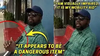 Officer Orders Blind Man to Drop His Cane &mdash; Career Ruined, City Loses $1M