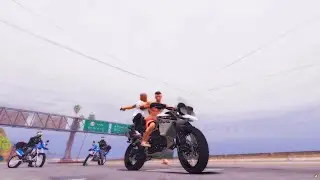 FUGA NOS ROCAM DE TIGER 800 DO PROBLEMA 🥵👮