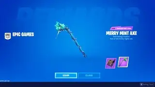 Fortnite Minty Pickaxe Free code !