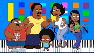 The Cleveland Show Theme Song Slow EASY Medium 4K Piano Tutorial
