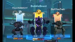 #mecharena  Seeker won 27 KIlls BubbleBeast. pls like subcr Girl Love Ffight Power Robots