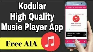 High Quality  Professional Music Player App 🔥 Free AIA 🔥 kodular || App Creator