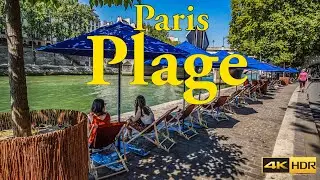 Paris Plage 2021  | paris walking tour  | Paris 4K  | A walk in Paris