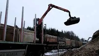 Manex - ładujemy biomasę na pociąg!