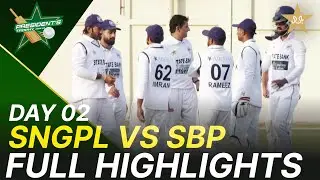 Full Highlights | SNGPL vs SBP | President Trophy | 2025-26 | Day 2 | PCB | M2Y1K