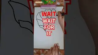 WAIT, TILL THE END. Magic Flower 🌼 #funnyshorts #surprise #magic #paperlover