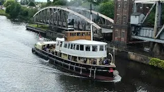DANIEL ADAMSON PASSING BARTON SWING BRIDGE