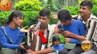 Fake chatting prank on Khushii 🤯|| Cheating with Khushii || 💔😭 || Prank Rihan YT || #trending