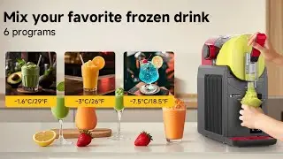 AAOBOSI Slushie #Machine for #Home &ndash; Frozen Drink Maker with Cookbook, Margarita Machine