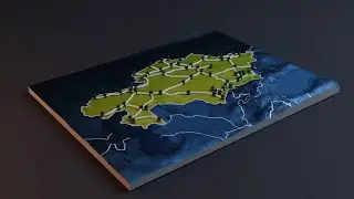AR map of company's branches