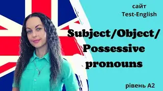 Урок 23. Subject and object pronouns. Possessive adjectives and pronouns.