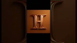Your Name First Letter Your Golden Style Logo (Part - 2) | Gold Letter Logo