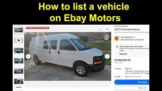 Пошаговое руководство по выставлению автомобиля на продажу на eBay Motors