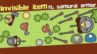 Moomoo.io ► BEST TIPS & TRICKS / Invisible Weapon ft. Samurai Armor - moomoo.io epic gameplay