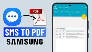How to Export Text Messages as PDF on Samsung Phone (Free)