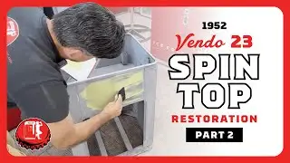 I Restored this 1952 Vendo 23 Coke Spin-top Machine [Part 2: Body Work]