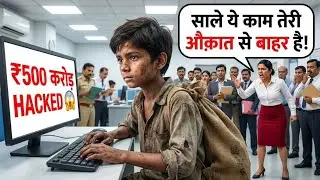 ₹400 करोड़ गायब! सिस्टम फेल, सड़क के बच्चे ने बचाया बैंक..😱 || Hindi story || #story 