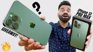Apple iPhone 13 Pro Max - Alpine Green Unboxing + GIVEAWAY 🔥🔥🔥