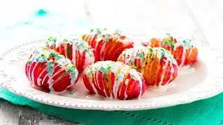 Fun and simple Baked Accordion Potatoes recipe