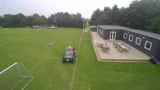 Gator streger boldbaner op med GPS fra Precisionmakers A/S