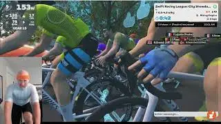 Zwift Racing League Points Race on Rising Empire