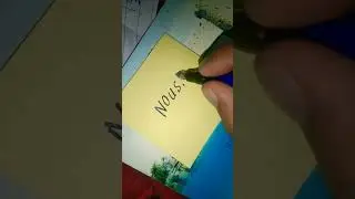 Noushin special for Noushin. Comment your name #art #calligraphymasters #calligrapher #shorts