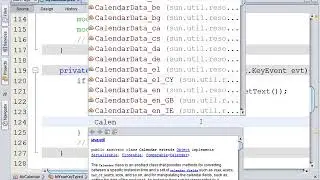 How to Create Calendar in Java Netbeans