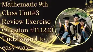 9th class review exercise 3||Class 9 math chapter 3 review exercise