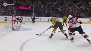 Pavel Dorofeyev scores a powerplay goal against the New Jersey Devils