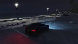 Letting my lil brother cut up in traffic on gta online