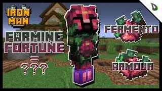 Crafting The BEST FARMING ARMOUR (Hypixel Skyblock Ironman) #32