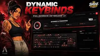 SMDZ Keybinds Keyboard for FiveM | Automatic Commands and Controls Viewer STANDALONE