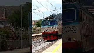E.652 XMPR in transito con strombazzate a Guardia Piemontese! #train#trainspotting#railway#youtube