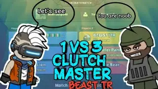 1 Vs 3 Clutches| TDM | MINI MILITIA