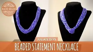 DIY Chunky Beaded Statement Necklace | 2 Ways! - HGTV Handmade