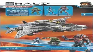 Mega Bloks Instructions | Halo | 97380 | Unsc Broadsword Midnight Strike