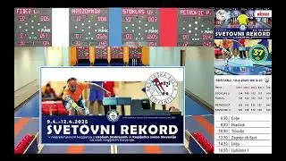 UROŠ STOKLAS  / GUINNESSOV REKORD / 6. TEKMA OB 4.30 / ŠOŠTANJ - 10.4.2025