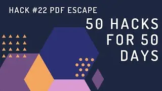 Hack #22 PDF Escape - Open and Edit PDF Files
